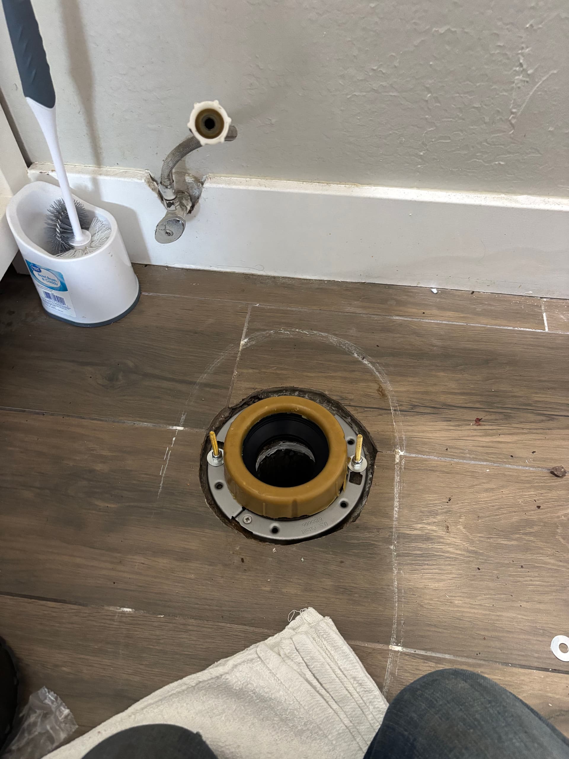 Efficient Toilet Flange Replacement Without Floor Damage image